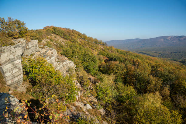 istock View from the rocks over the countryside in the fall 1197098369