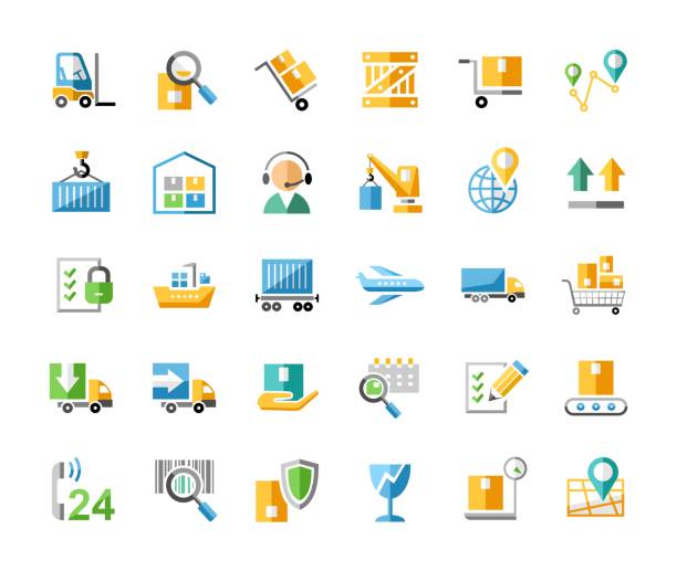 Loading Shipment Icon 210+ Loading Shipping Containers Pictures Stock Illustrations, Royalty ...