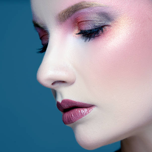 istock Gorgeous woman with professional make-up 1197103367