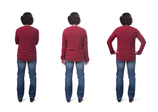 istock woman isolated on white background 1197104764
