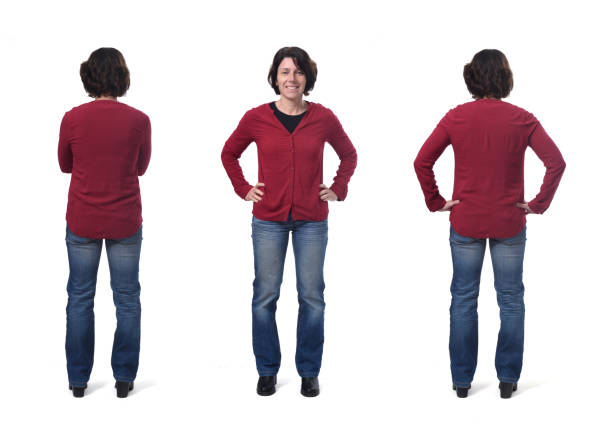 istock woman isolated on white background 1197104787