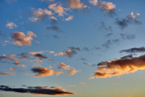 istock Snowy sky of a winter morning 1197108334