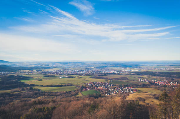 istock Beautiful paysage view from the air 1197108579