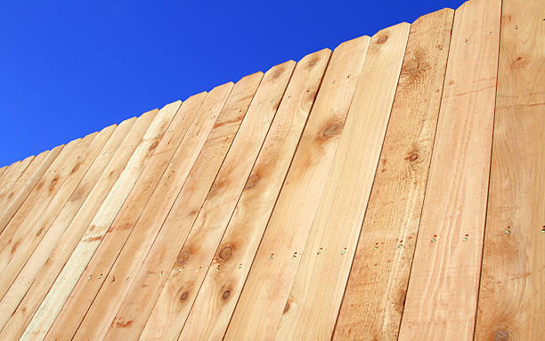 istock New wooden fence 119711285