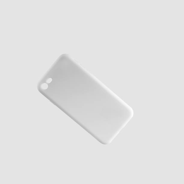 istock Mockup white phone case on an isolated background for advertising and presentation design. 1197114574