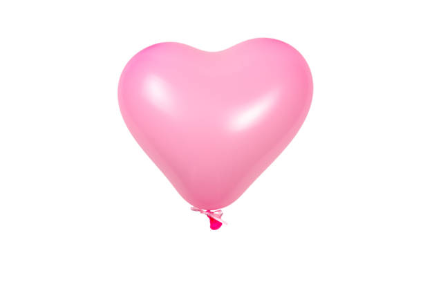 istock Pink ballon isolated on white background. 1197116881