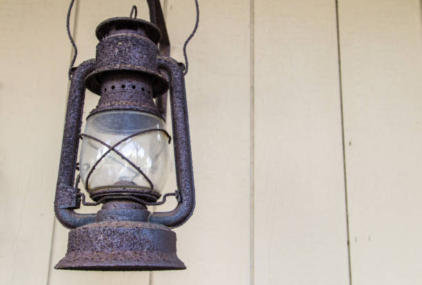 istock Antique Rusted Lantern With Copy Space 1197130161