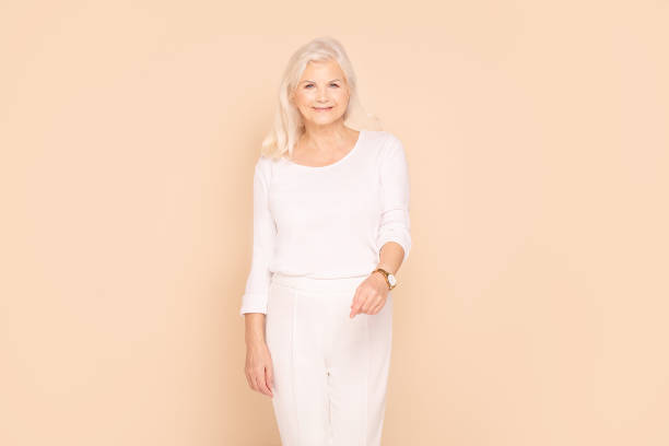 istock Smiling senior lady looking at camera. 1197134707