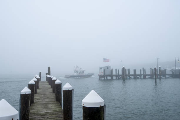 Ocean City Fire Department Boat stock photo