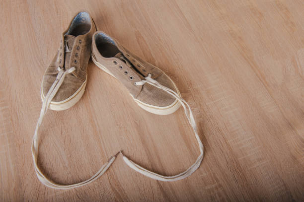 istock Brown lovely sneakers 1197137077