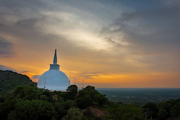 Stupa of Mihintale Stupa of Mihintale mihintale stock pictures, royalty-free photos & images