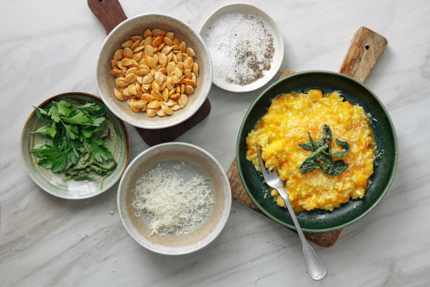 istock Creamy Baked Pumpkin Risotto 1197139528