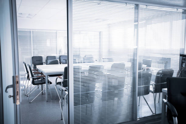istock Interior room for negotiations. Office space. Office in a modern building 1197141473