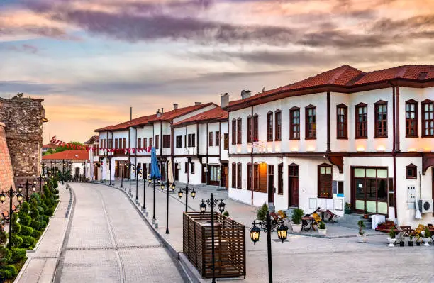 View of the old town of Ankara, the capital of Turkey