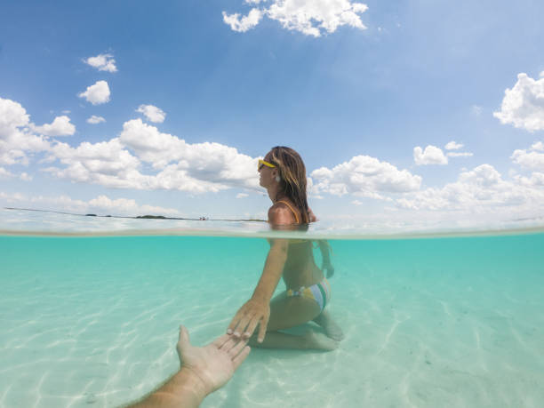 istock Follow me to paradise 1197147339