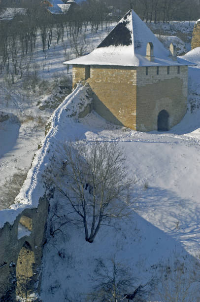 istock Khotyn - External defensive wall and tower 1197147353
