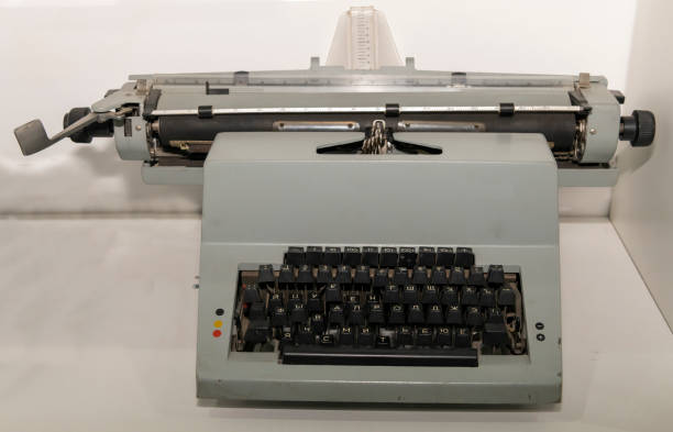 istock Typewriter mid-past century, made in the USSR 1197150400