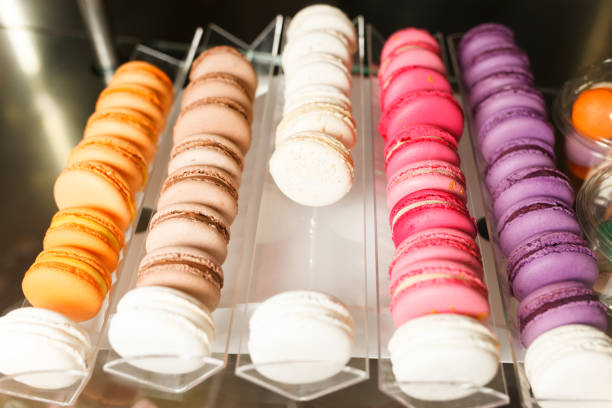 istock French multi-colored macaroons in a window of a pastry shop 1197154877