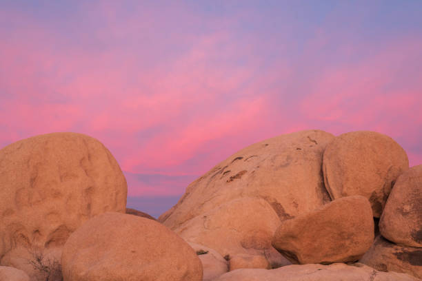 istock Desert Rock formations with dramatic sunset colors 1197156176