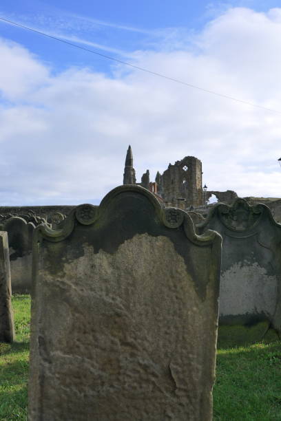 istock Whitby church yard 1197161941