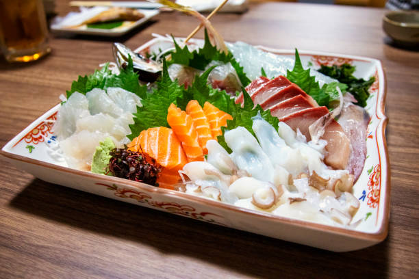istock Japanese food / Sashimi platter 1197163314