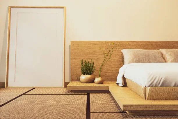 room japanese design 3d rendering