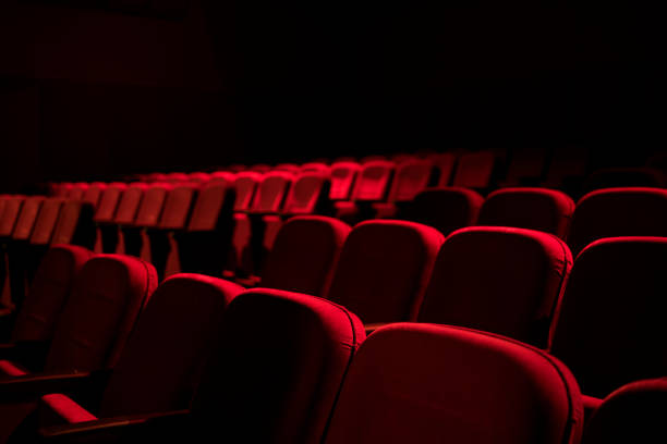 istock Cinema / theater red seats background 1197165732