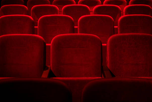 istock Cinema / theater red seats background 1197165735