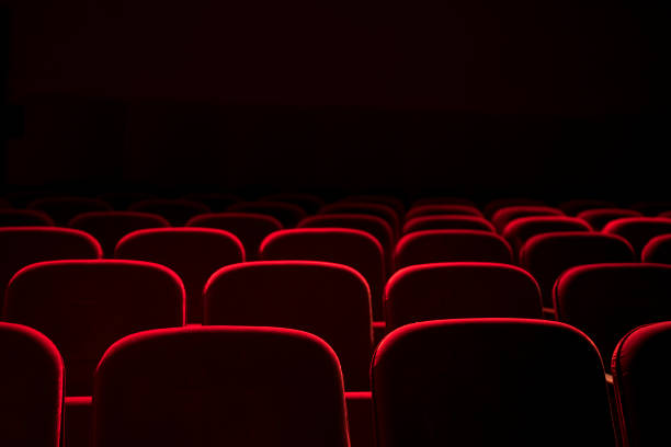istock Cinema / theater red seats background 1197165742