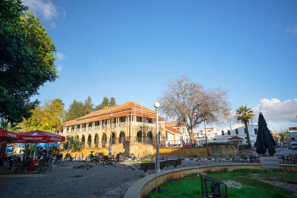 Nicosia/Cyprus-december 16, 2019: the squares and  streets of the largest city, capital, and seat of government of the island of Cyprus