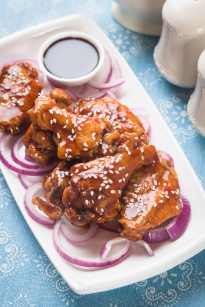 istock Asian spicy chicken wings 1197172816