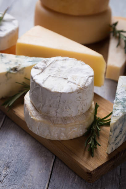istock Aged cheese round and slices 1197174548