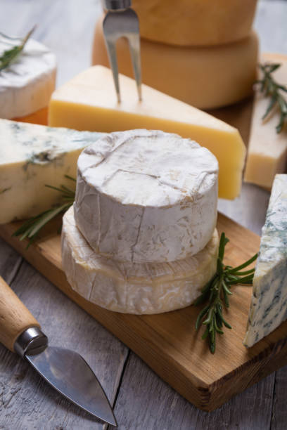 istock Aged cheese round and slices 1197174588
