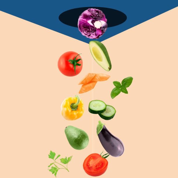istock Close up several falling legumes and vegetables 1197184579