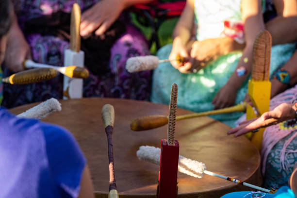 istock Sacred drums during spiritual singing. 1197189156