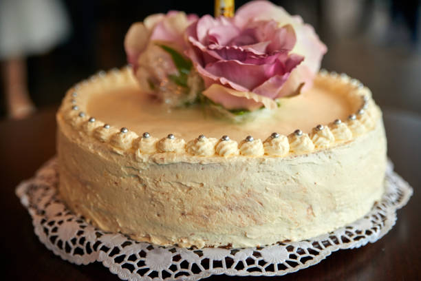 istock traditional wedding cake dessert 1197192107