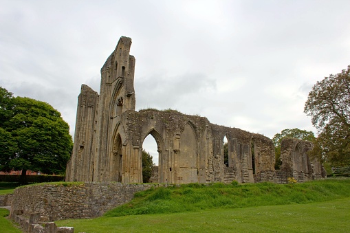 Ruins of Glastonbury Abbey, UK