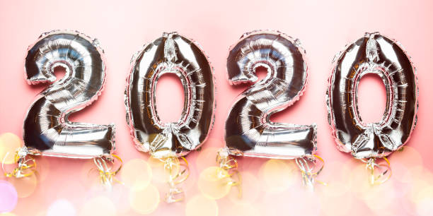 istock Balloon Bunting for celebration of New Year 2020 1197193579