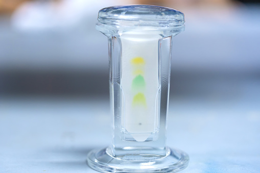 Paper chromatography is an analytical method used to separate colored chemicals or substances in laboratory.