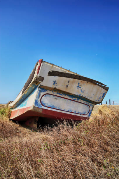 istock Abandoned fishing boat 1197198695