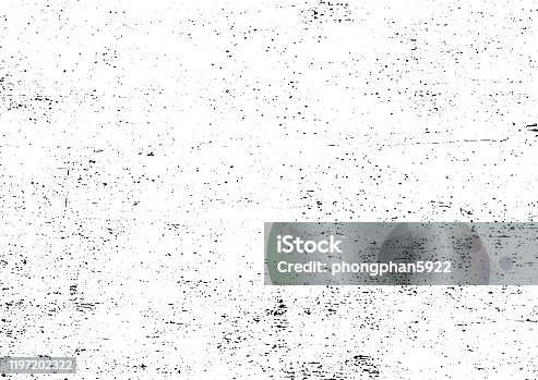 istock Black and white grunge urban texture vector with copy space. Abstract illustration surface dust and rough dirty wall background with empty template. Distress or dirt and damage effect concept - vector 1197202322