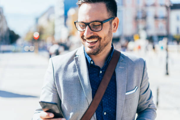istock Cheerful businessman outdoor 1197204136
