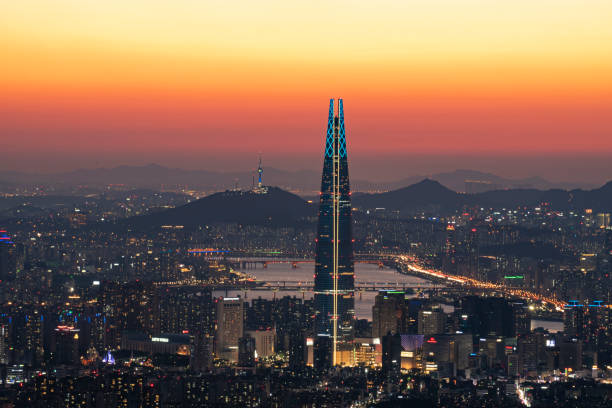 istock The night view of Seoul 1197210773