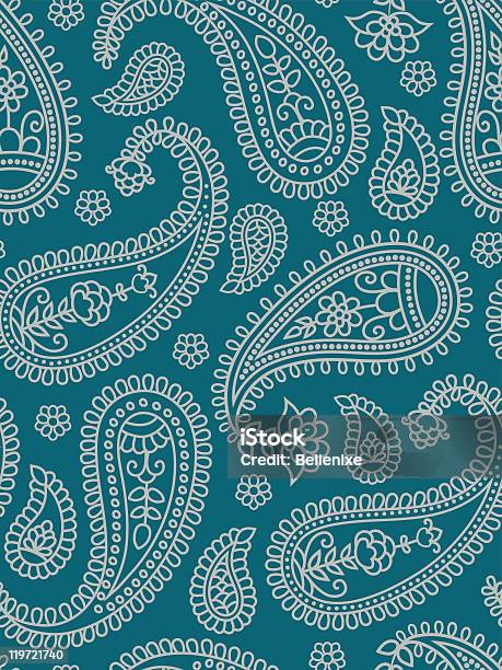 Paisley Pattern Stock Illustration - Download Image Now - Paisley Pattern, Vector, Abstract
