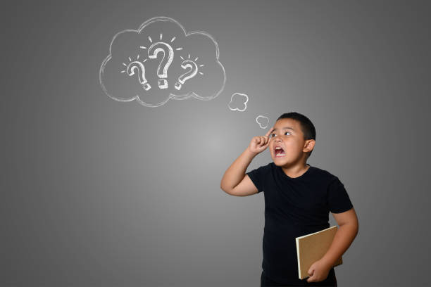 istock The boy is confused, not knowing where to go. 1197220541