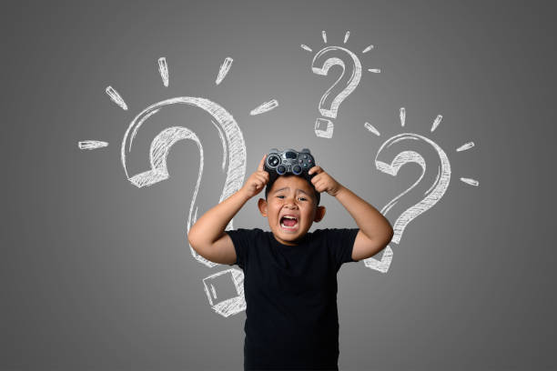 istock The boy plays fun Strategy Games. 1197220578