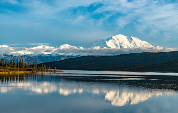 istock Mount Denali in Denali National Park with reflection in Wonder Lake 1197222328
