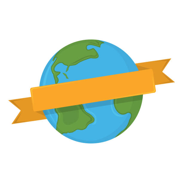 Kumpulan Bumi Dengan Label Pita Lencana Dan Spanduk ...