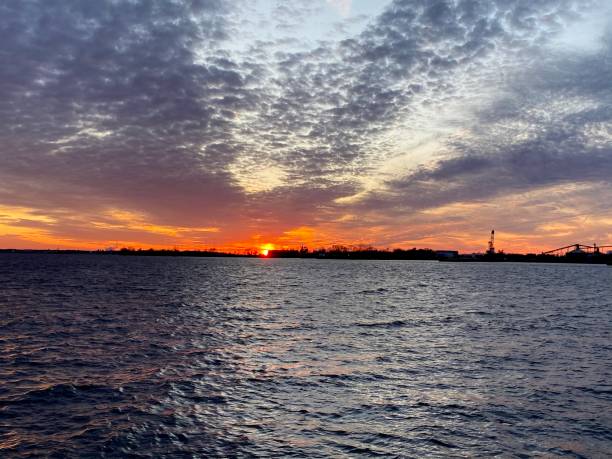 istock Sunset over Delaware River Philadelphia 1197223268