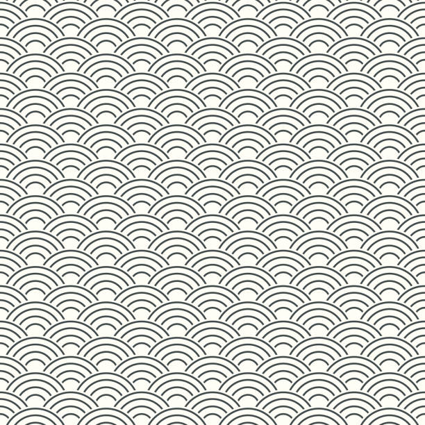 Chinese seamless circle abstract wave pattern Chinese seamless circle abstract wave pattern,vector illustration.
EPS 10. seigaiha stock illustrations